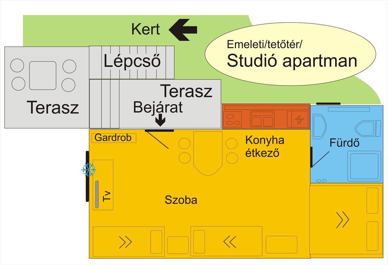 4 Évszak Apartman Gyula Extérieur photo