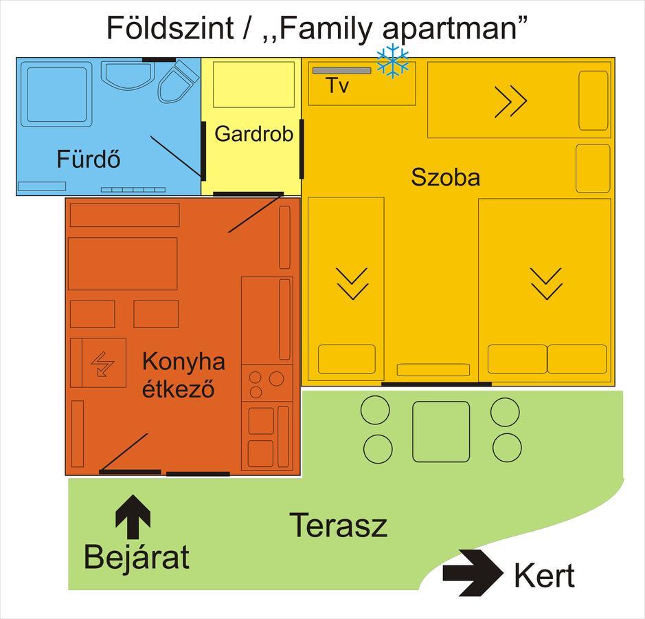 4 Évszak Apartman Gyula Extérieur photo